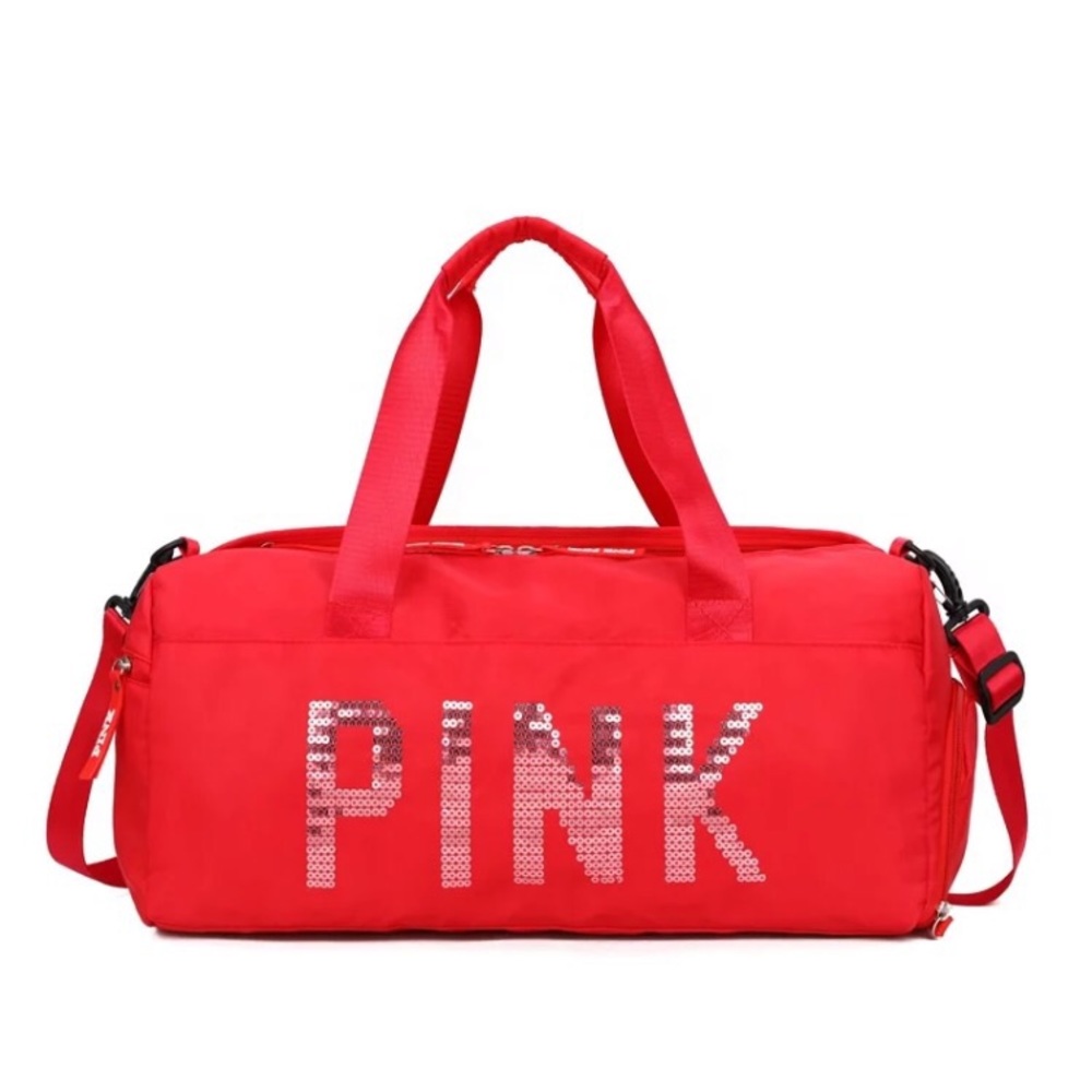 Victoria's Secret pink duffel bag